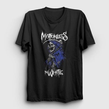Presmono Siyah Reaper Motionless in White Unisex Sweatshirt