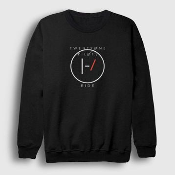 Presmono Siyah Ride Twenty One Pilots Unisex Sweatshirt