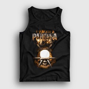 Presmono Siyah Skull Pantera Erkek Atlet