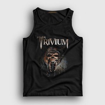 Presmono Siyah Skull Trivium Erkek Atlet