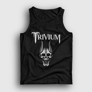 Presmono Siyah Skull V2 Trivium Erkek Atlet