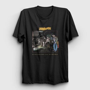 Presmono Siyah Straws Marillion Kadın T-Shirt