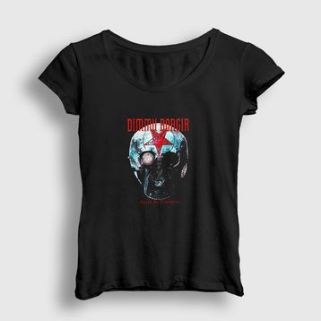 Presmono Siyah Torment Dimmu Borgir Kadın T-Shirt