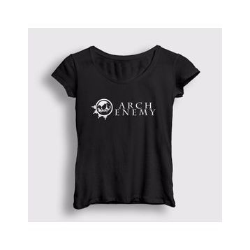 Presmono Skull Arch Enemy Kadın T-shirt