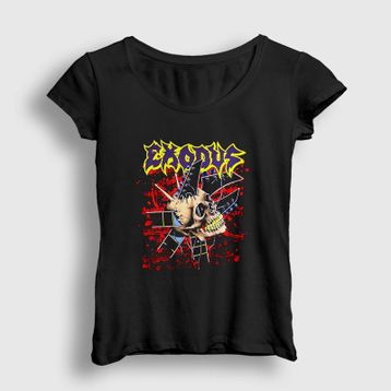 Presmono Skull Exodus Kadın T-shirt