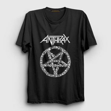 Presmono Skulls Anthrax Kadın T-shirt