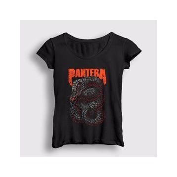 Presmono Snake Pantera Kadın T-shirt