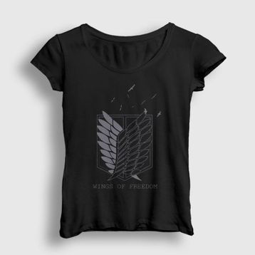 Presmono Survey Anime Attack On Titan Kadın T-shirt