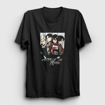 Presmono Team Anime Attack On Titan Kadın T-shirt