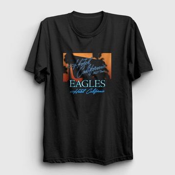 Presmono Tour Eagles Siyah Unisex T-Shirt