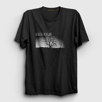Presmono Tree Burzum Siyah Unisex T-Shirt