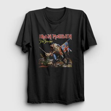 Presmono Trooper Iron Maiden Siyah Unisex T-Shirt