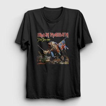 Presmono Trooper Iron Maiden Siyah Unisex T-Shirt
