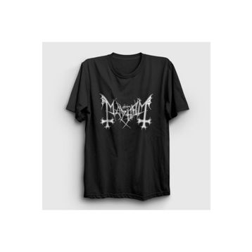 Presmono Unisex Beyaz Logo Mayhem Tişört tt 64681