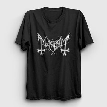 Presmono Unisex Beyaz Logo Mayhem Tişört tt 64681