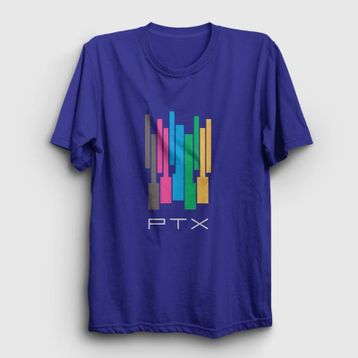 Presmono Unisex Colors Pentatonix Mor T-Shirt