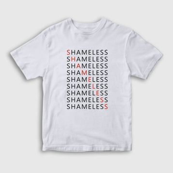 Presmono Unisex Diagonal Shameless Beyaz T-Shirt