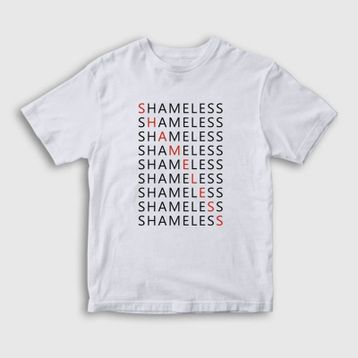 Presmono Unisex Diagonal Shameless Beyaz T-Shirt