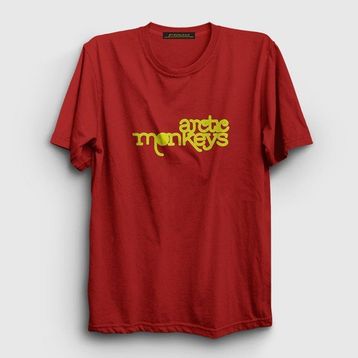 Presmono Unisex Five Arctic Monkeys Mor T-Shirt