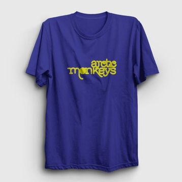 Presmono Unisex Five Arctic Monkeys Mor T-Shirt