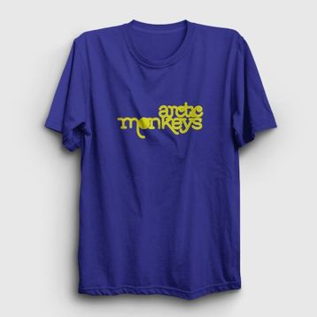 Presmono Unisex Five Arctic Monkeys Mor T-Shirt