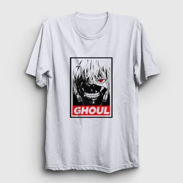 Presmono Unisex Ghoul Anime Tokyo Ghoul Beyaz T-Shirt