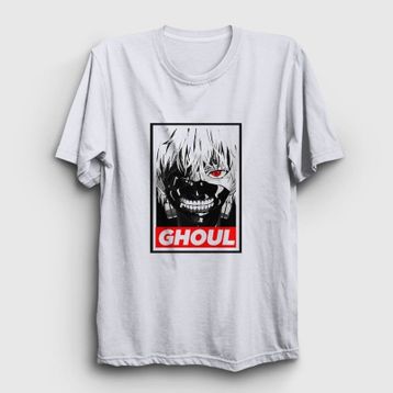 Presmono Unisex Ghoul Anime Tokyo Ghoul Beyaz T-Shirt