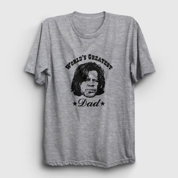 Presmono Unisex Gray Logo Bitcoin Siyah T-Shirt