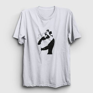 Presmono Unisex Kiss Valentine'S Day Sevgililer Günü Beyaz T-Shirt