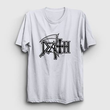 Presmono Unisex Logo Death Siyah T-Shirt