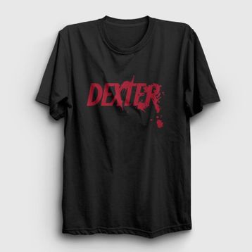 Presmono Unisex Logo Dexter Siyah T-Shirt