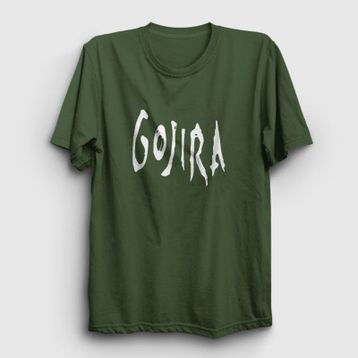 Presmono Unisex Logo Gojira T-Shirt
