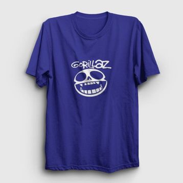 Presmono Unisex Logo Gorillaz Siyah T-Shirt