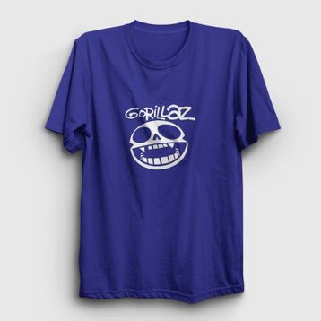 Presmono Unisex Logo Gorillaz Siyah T-Shirt