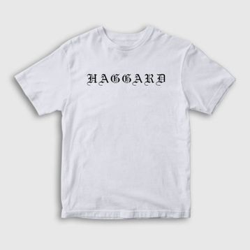 Presmono Unisex Logo Haggard Siyah T-Shirt