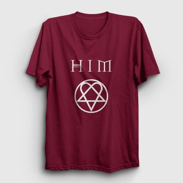 Presmono Unisex Logo Him Beyaz T-Shirt