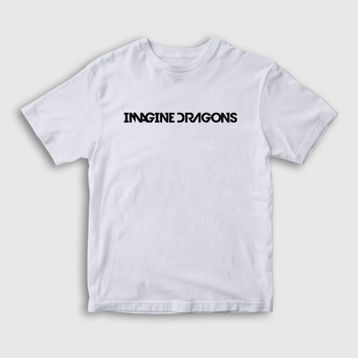 Presmono Unisex Logo Imagine Dragons Siyah T-Shirt