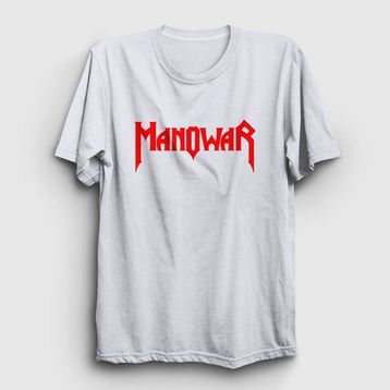 Presmono Unisex Logo Manowar Haki T-Shirt