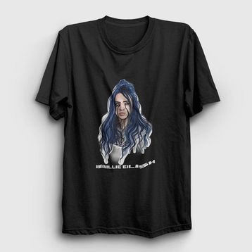 Presmono Unisex Po Billie Eilish Siyah T-Shirt
