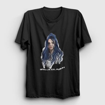 Presmono Unisex Po Billie Eilish Siyah T-Shirt