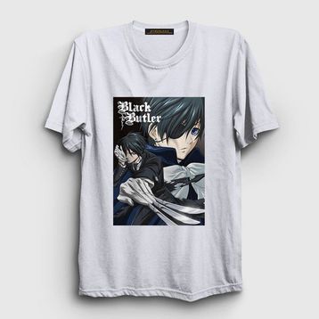 Presmono Unisex Poster Anime Kuroshitsuji T-Shirt