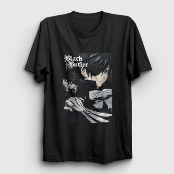 Presmono Unisex Poster Anime Kuroshitsuji T-Shirt