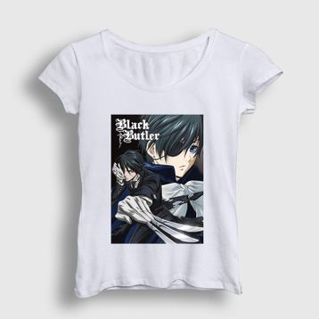 Presmono Unisex Poster Anime Kuroshitsuji T-Shirt