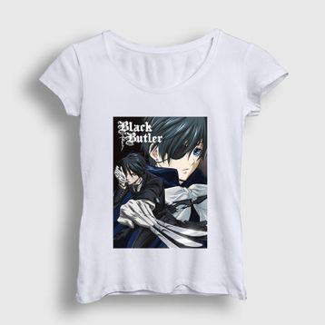 Presmono Unisex Poster Anime Kuroshitsuji T-Shirt