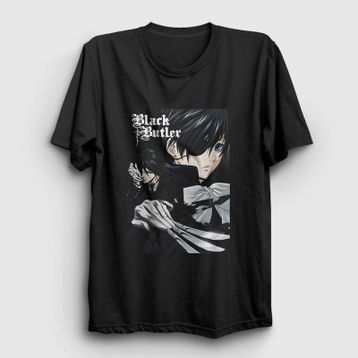 Presmono Unisex Poster Anime Kuroshitsuji T-Shirt