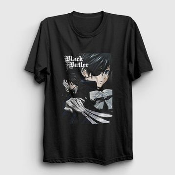 Presmono Unisex Poster Anime Kuroshitsuji T-Shirt