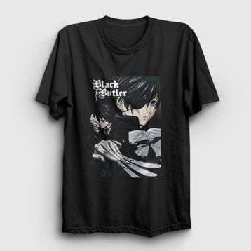 Presmono Unisex Poster Anime Kuroshitsuji T-Shirt