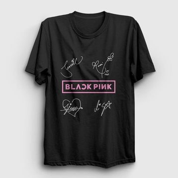 Presmono Unisex Signs Blackpink T-Shirt