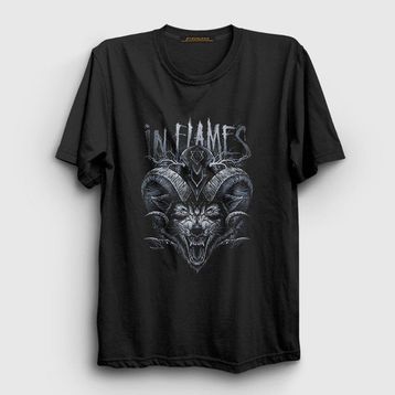 Presmono Unisex Siyah Wild in Flames Sweatshirt