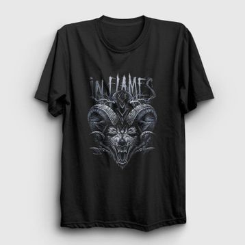 Presmono Unisex Siyah Wild in Flames Sweatshirt